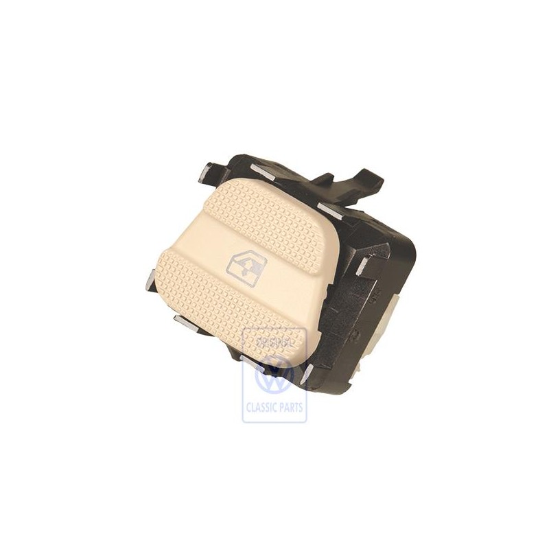 VW Original Conmutador P. Levantavidrios Electrico Beige Claro - 1E0959855A Q70