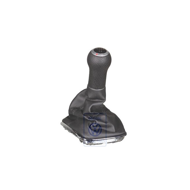 VW Original Pomo Palanca Cambio Con Guardapolvo Cuero Sintetico - 1J0711113BCMBG