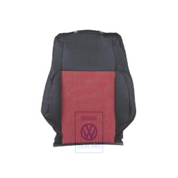 VW Original Tapizado Respaldo Tejido Con Bolsa Rojo/Negro - 1J0881805QGKMA