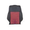 VW Original Tapizado Respaldo Tejido Con Bolsa Rojo/Negro - 1J0881805QGKMA