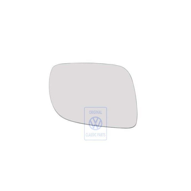 VW Original Cristal Espejo Convexo Calentable Con Placa Soporte - 1J1857522Q