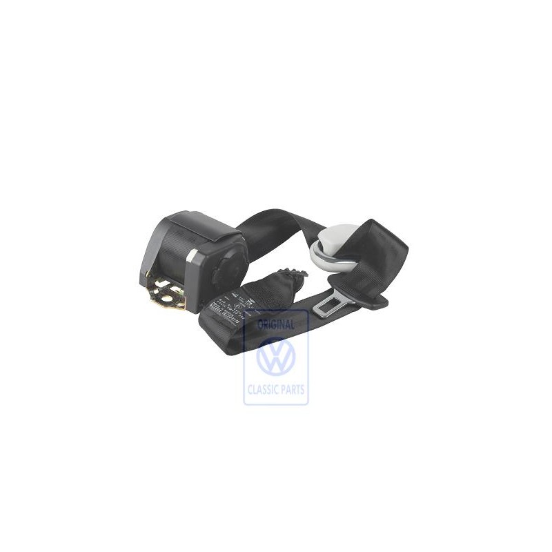VW Original Cinturon Seguridad Tres Puntos Con Automatico Negro - 1J5857805C HCP