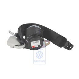 VW Original Cinturon Seguridad Tres Puntos Con Automatico Negro - 1J9857805D HCP