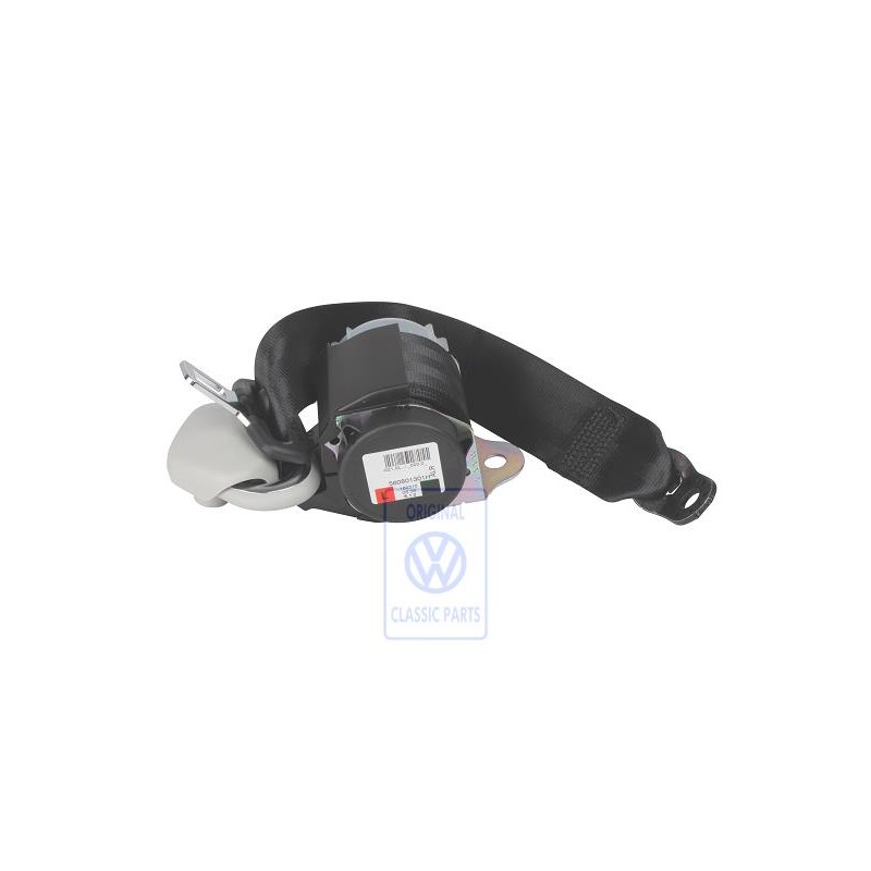 VW Original Cinturon Seguridad Tres Puntos Con Automatico Negro - 1J9857805D HCP