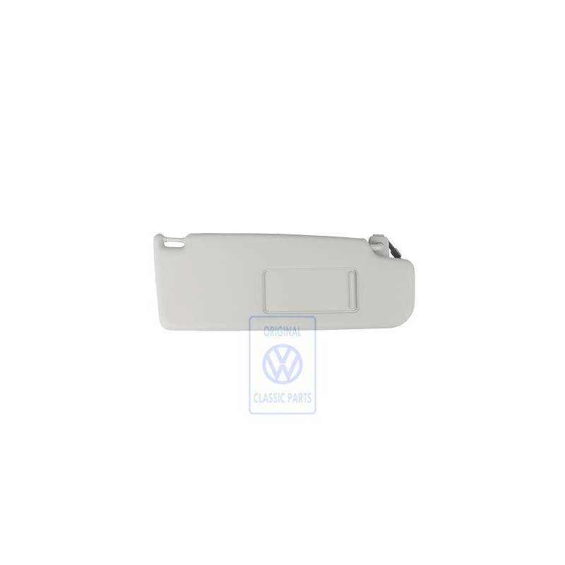 VW Original Parasol Con Espejo Iluminado Y Tapa Gris Perla - 1K0857552L 2F4