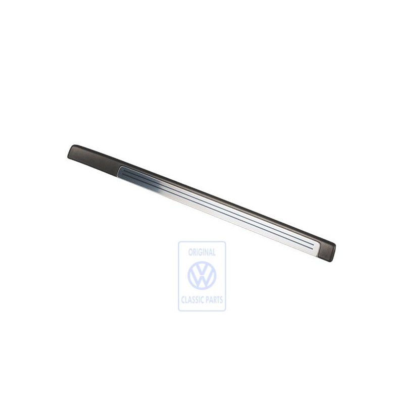 VW Original Liston De Umbral Negro Satinado/Alum.-Cepillado - 1K4853537A SUB
