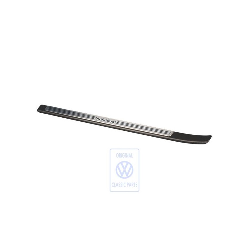 VW Original Liston De Umbral Negro Satinado/Alum.-Cepillado - 1K4853537E SUB