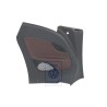 VW Original Rev. Lat. Cuero Sintetico Negro Titanio/Marron - 1Q0867043EBAZD