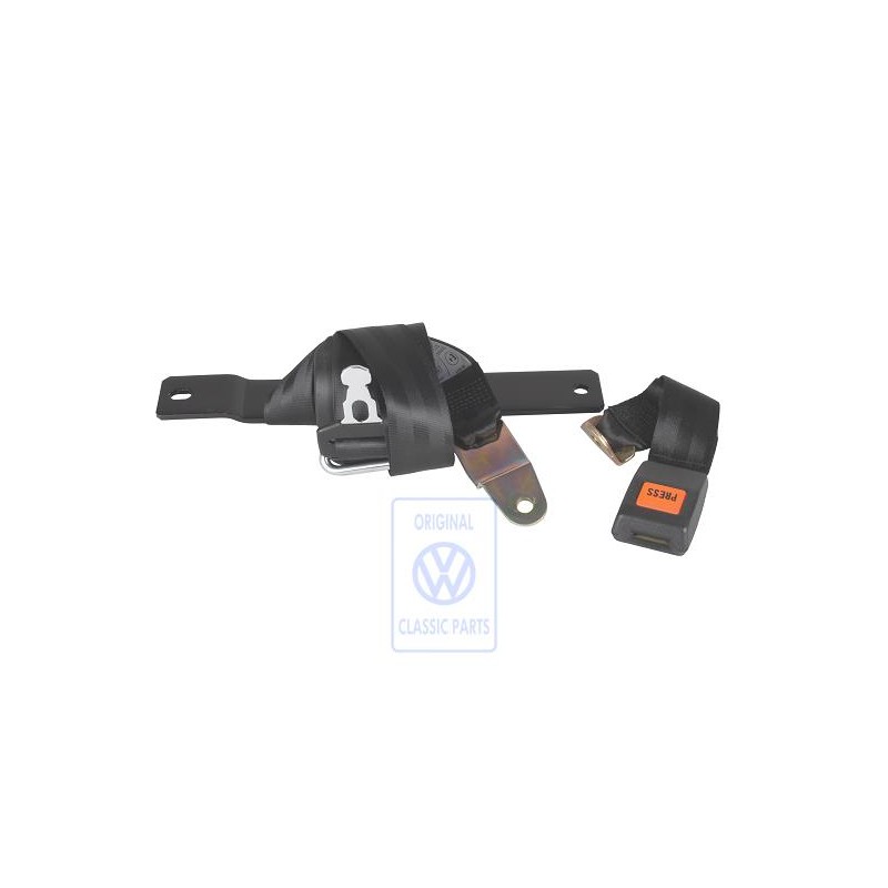 VW Original Cinturon Seguridad Tres Puntos Con Cierre Pulsador - 253857687B