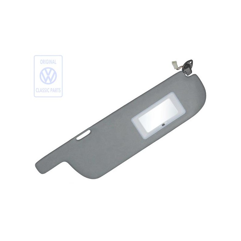 VW Original Parasol Con Espejo Iluminado Gris Claro - 255857552B 3BX