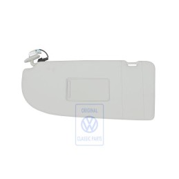 VW Original Parasol Con Espejo Iluminado Y Tapa Gris Perla - 2K0857551C 2F4