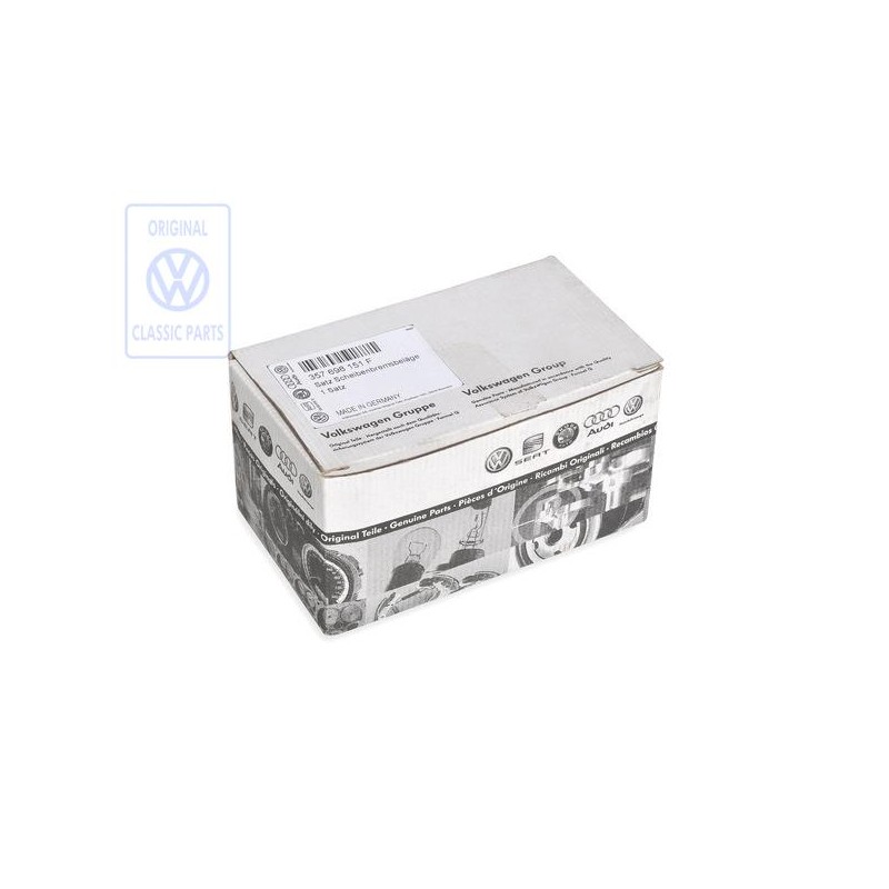 VW Original 1 Juego Pastillas Freno Con Indicacion De Desgaste - 357698151F