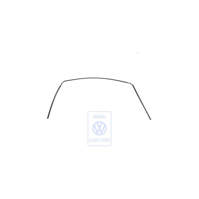 VW Original Moldura Para Luneta Trasera Negro Satinado - 357853341 01C