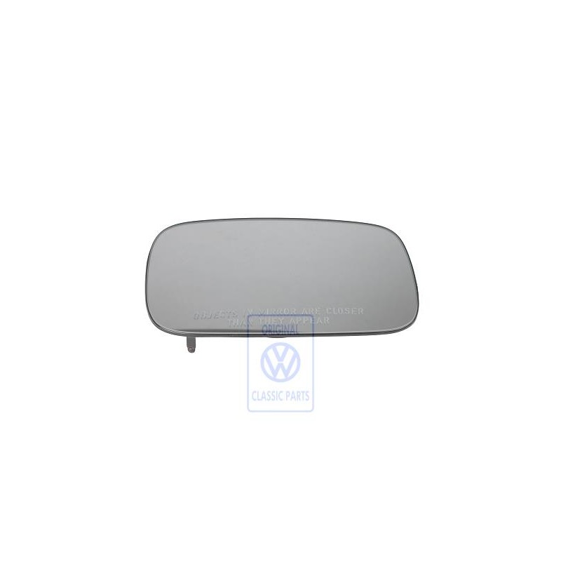 VW Original Cristal Espejo Convexo Con Placa Soporte - 357857522C