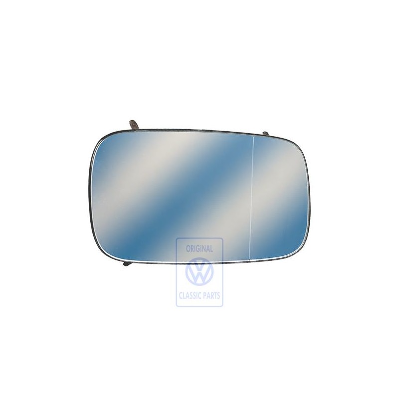 VW Original Cristal Espejo Esferico-Gran Angular Con Placa Soporte - 358857522A