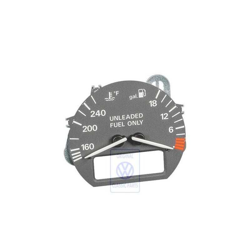 VW Original Indicador Nivel De Combustible Y Temperatura - 3A0919045B