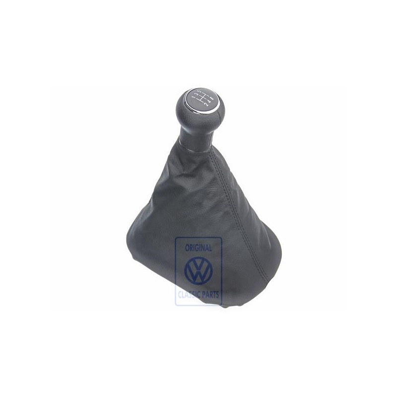 VW Original Pomo Palanca Cambio Con Guardapolvo Cuero Sintetico - 3B0711113ADFEU