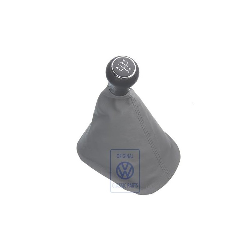 VW Original Pomo Palanca Cambio Con Guardapolvo Cuero Sintetico - 3B0711113BAFEV