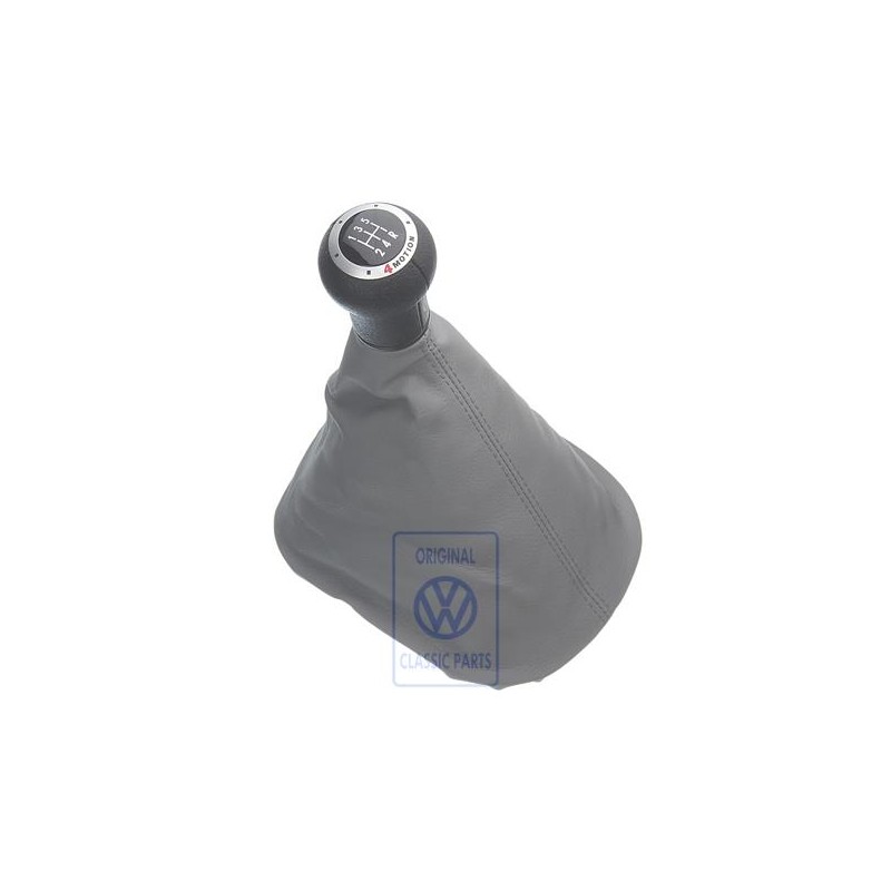 VW Original Pomo Palanca Cambio Con Guardapolvo Cuero Sintetico - 3B0711113M FEV