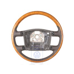 VW Original Volante Madera/Cuero Marron Natural/Marron Castana - 3D0419091ABNKW