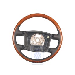 VW Original Volante Madera/Cuero Marron Natural/Eucalipto - 3D0419091ABQSE