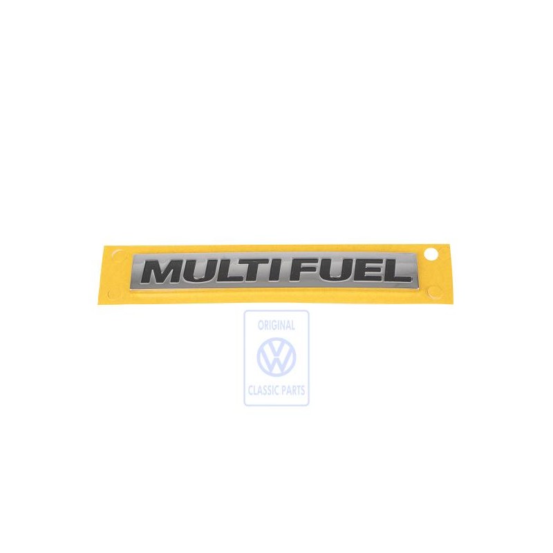 VW Original Rotulo Brillo Cromo/Negro Seda Mate - 5G0853675N AFG