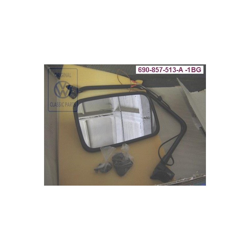 VW Original Retrovisor Exterior Convexo- Calefactablecompl. 