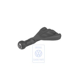 VW Original Pomo Palanca Cambio Con Guardapolvo Cuero Sintetico - 6K0711118AKHGS