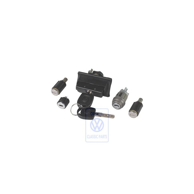 VW Original 1 Juego Bombin De Cierre Para Maneta Puerta - 6K0898375M
