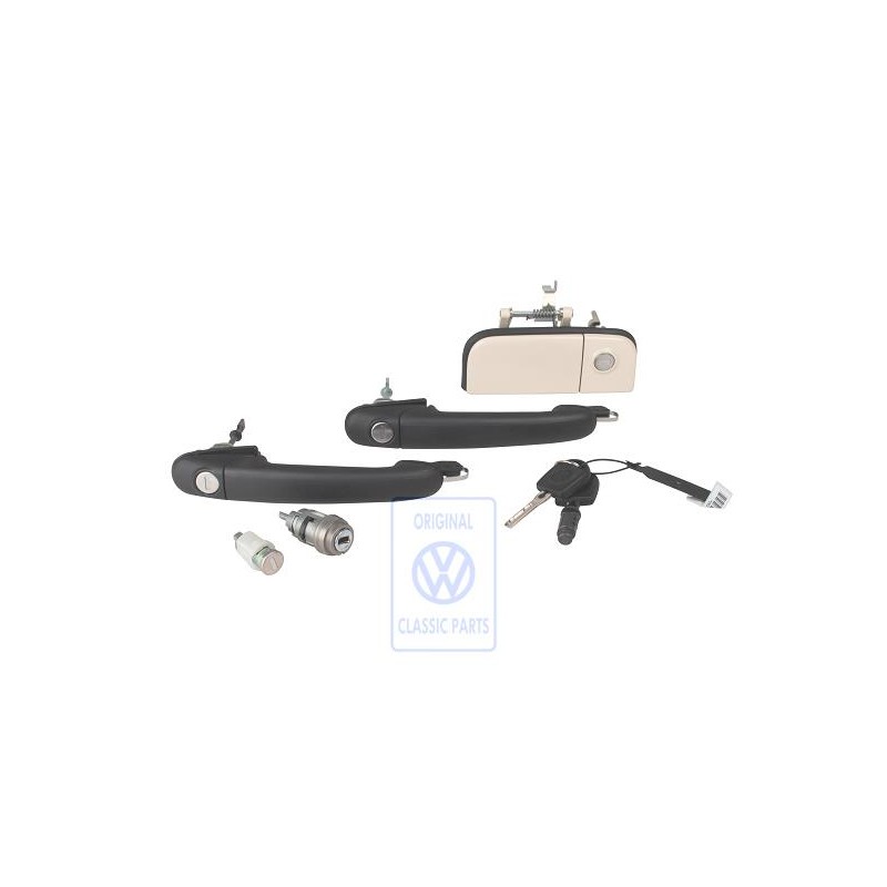 VW Original 6 Juego Bombines Cierre Para Manilla Puerta - 6K9800375FDGRU