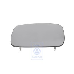 VW Original Cristal Espejo Convexo Calentable Con Placa Soporte - 6K9857521J