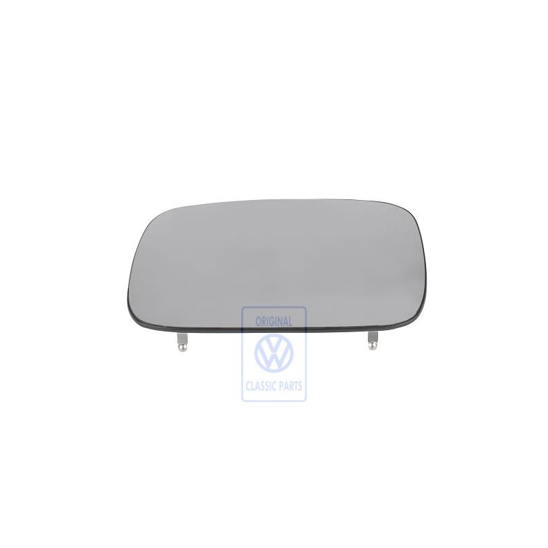 VW Original Cristal Espejo Convexo Calentable Con Placa Soporte - 6K9857521J