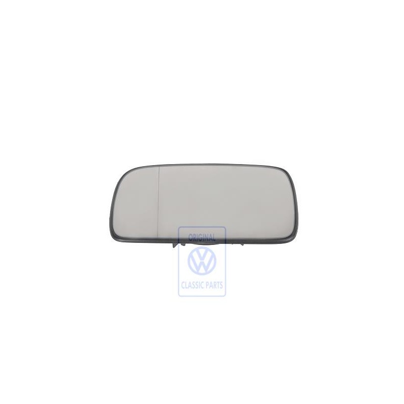 VW Original Cristal Espejo Esferico-Gran Angular Con Placa Soporte - 6N1857521B