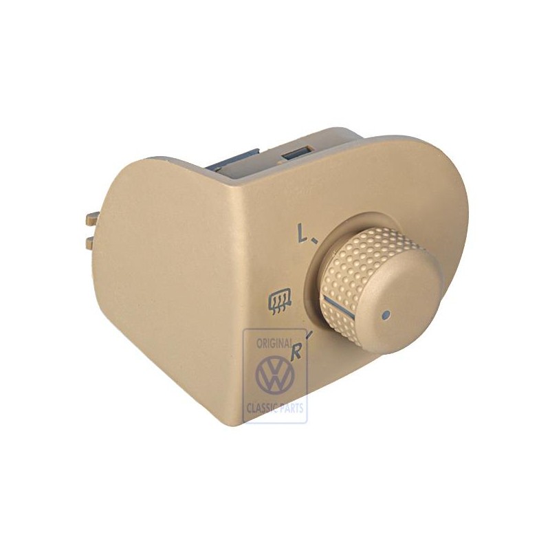 VW Original Interruptor Para Retrovisor Exterior Regulable - 6N1959565A 3PT