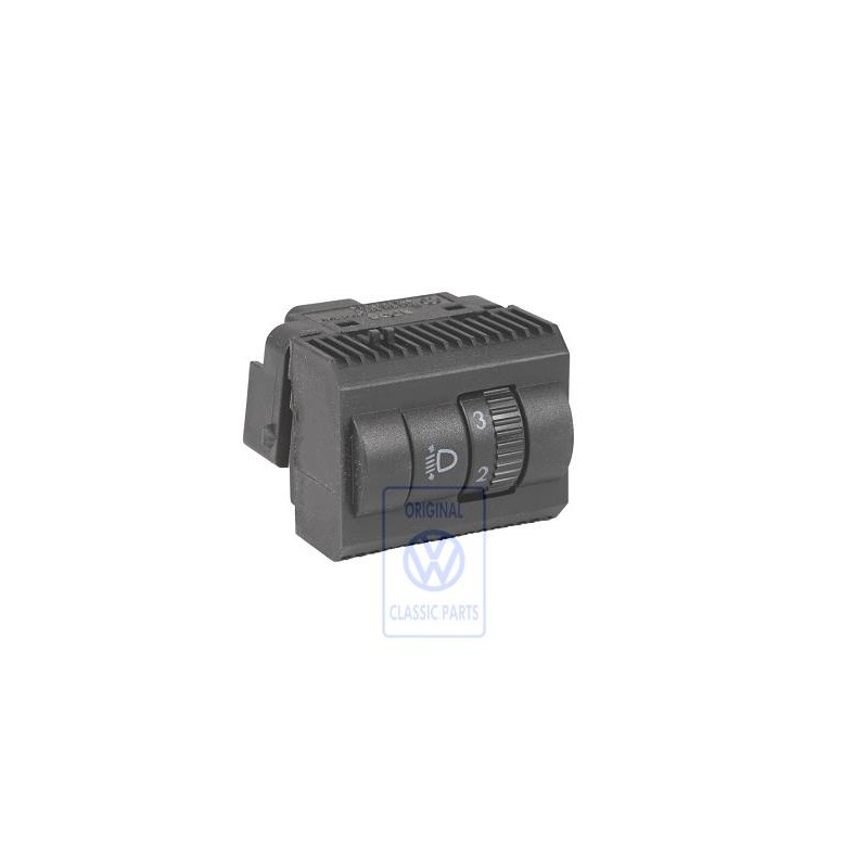 VW Original Interruptor Para Regulacion De Alcance De Luces - 6Q0941333B 9B9