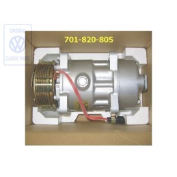 VW Original Compresor Aire Acondicionado Con Embrague - 701820805