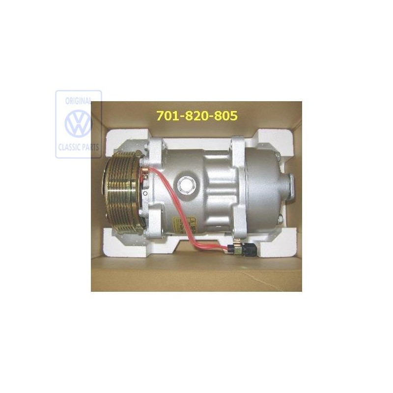 VW Original Compresor Aire Acondicionado Con Embrague - 701820805