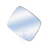VW Original Cristal Espejo Convexo Con Placa Soporte - 701857522H
