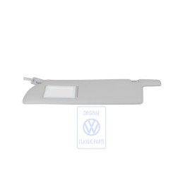 VW Original Parasol Con Espejo Iluminado Y Tapa Gris - 705857551C 8ZZ