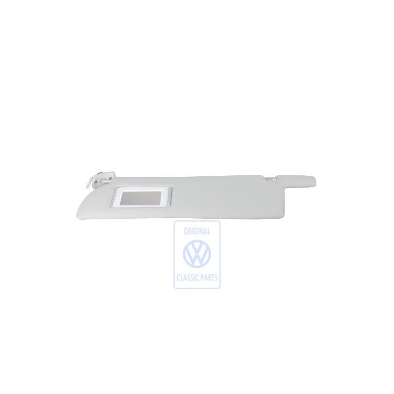 VW Original Parasol Con Espejo Iluminado Y Tapa Gris - 705857551G 8ZZ
