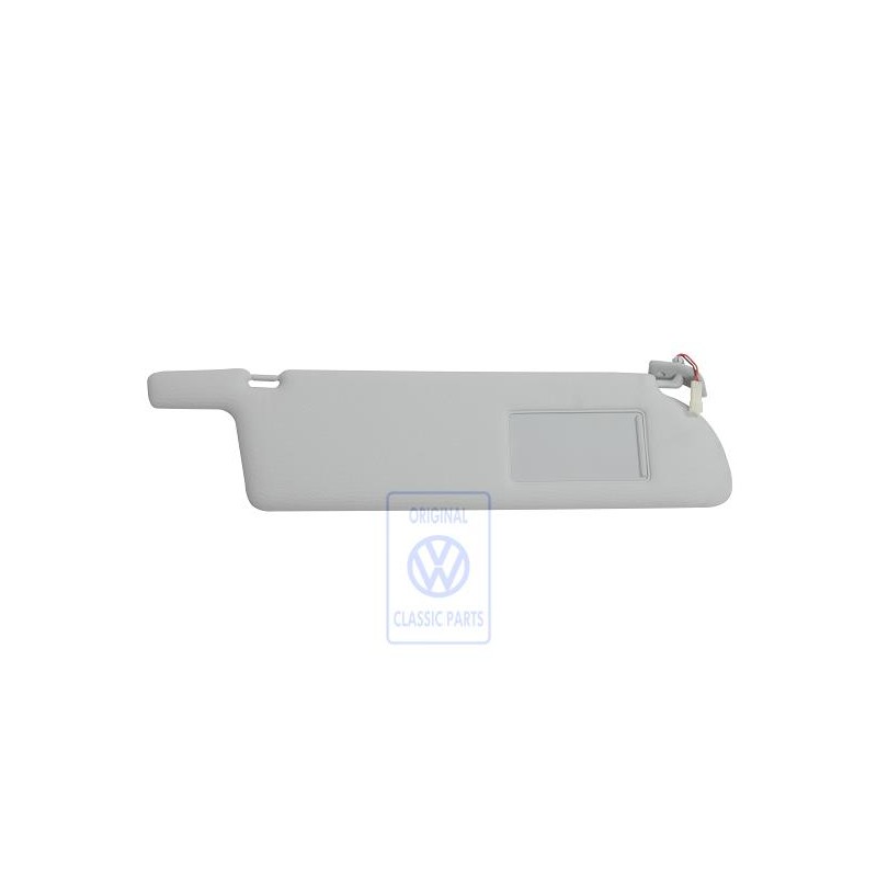 VW Original Parasol Con Espejo Iluminado Y Tapa Beige - 705857552G 9ZZ