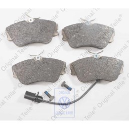 VW Original 4 Juego Pastillas Freno Con Indicacion De Desgaste - 7D0698151G