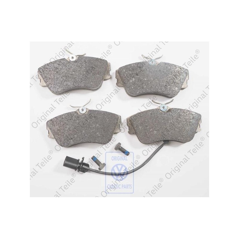 VW Original 4 Juego Pastillas Freno Con Indicacion De Desgaste - 7D0698151G