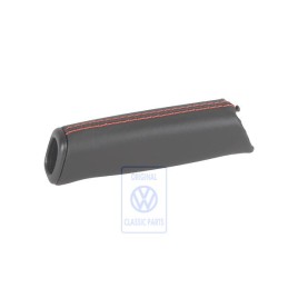 VW Original Empun.P.Palan.Frenomanocuero Negro/Rojo - 7D0711327A PEP
