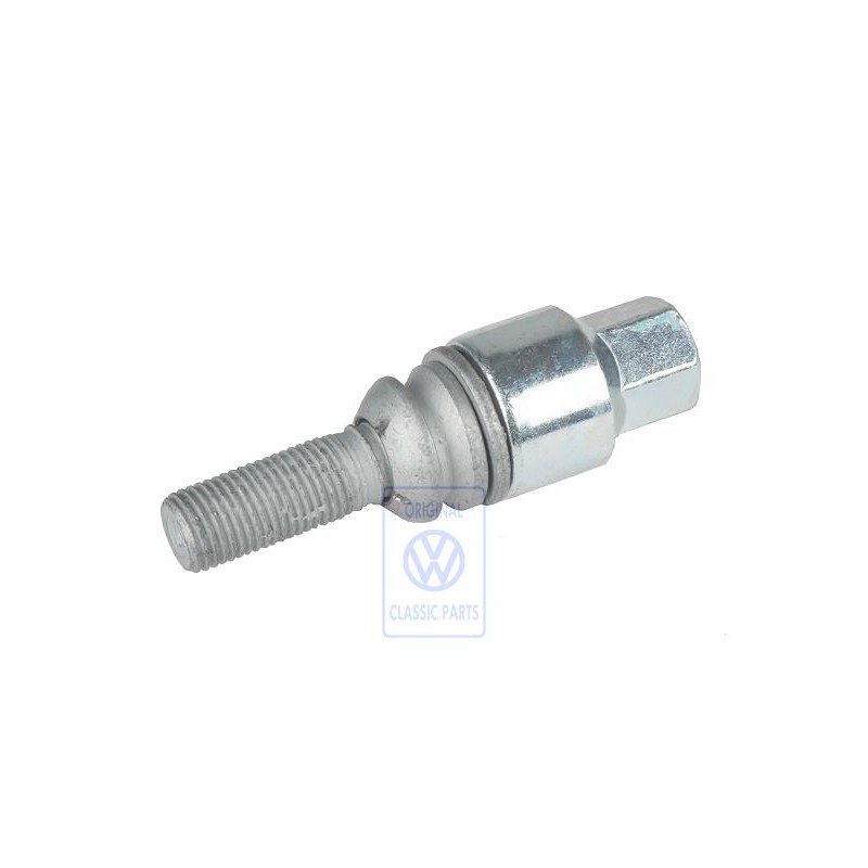 VW Original Tornillo De Rueda, Antirrobo, Con Adaptador Llave - 7L0698139 062