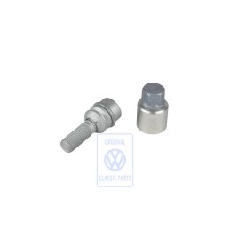 VW Original Tornillo De Rueda, Antirrobo, Con Adaptador Llave - 7L0698139A 784