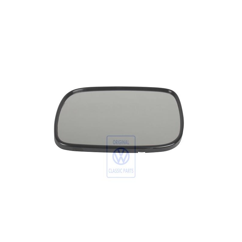 VW Original Cristal Espejo Plano Con Placa Soporte - 7L6857521C