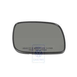 VW Original Cristal De Retrovisor Convexo Con Placa Portante - 7L6857522D