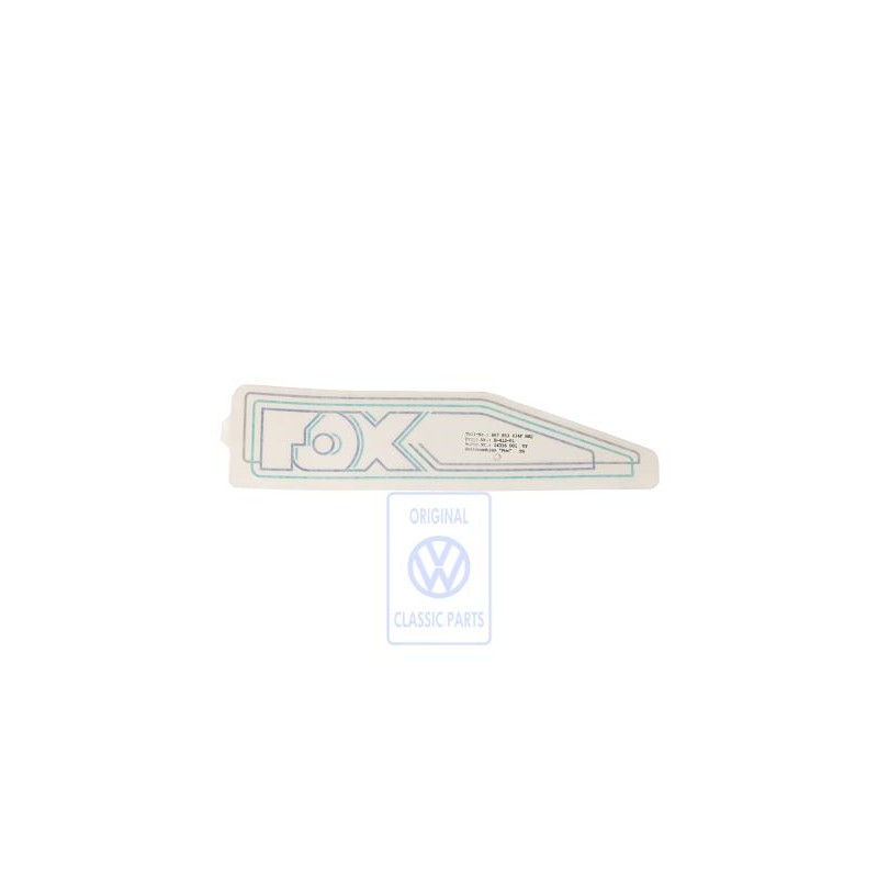 VW Original Cintas Adorno P. Parte Lat. 