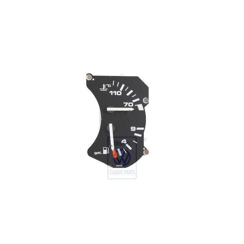 VW Original Indicador Nivel De Combustible Y Temperatura - 867919045C